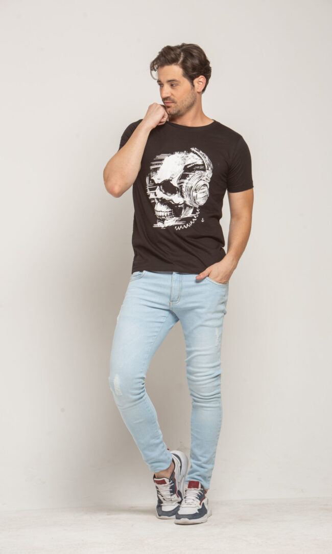 Camiseta Skull Black