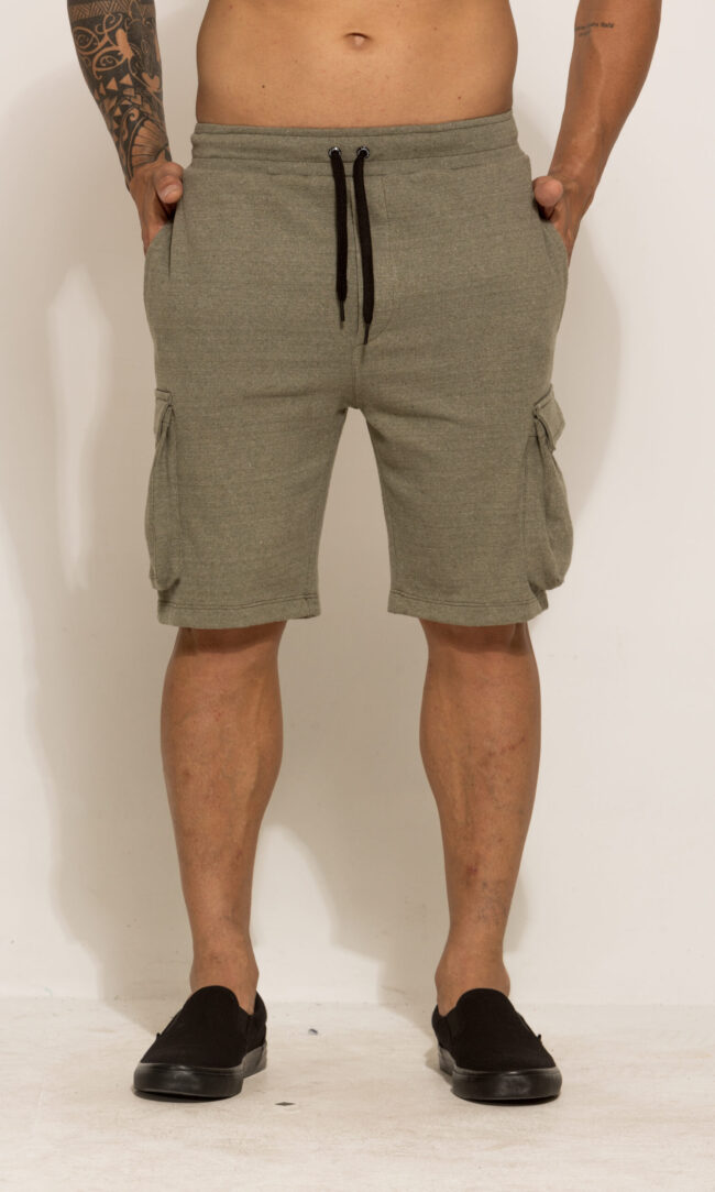 Bermuda Moletom Cargo Rino