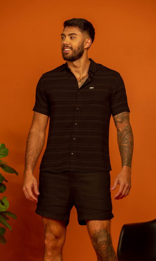 Camisa Manga Curta Black