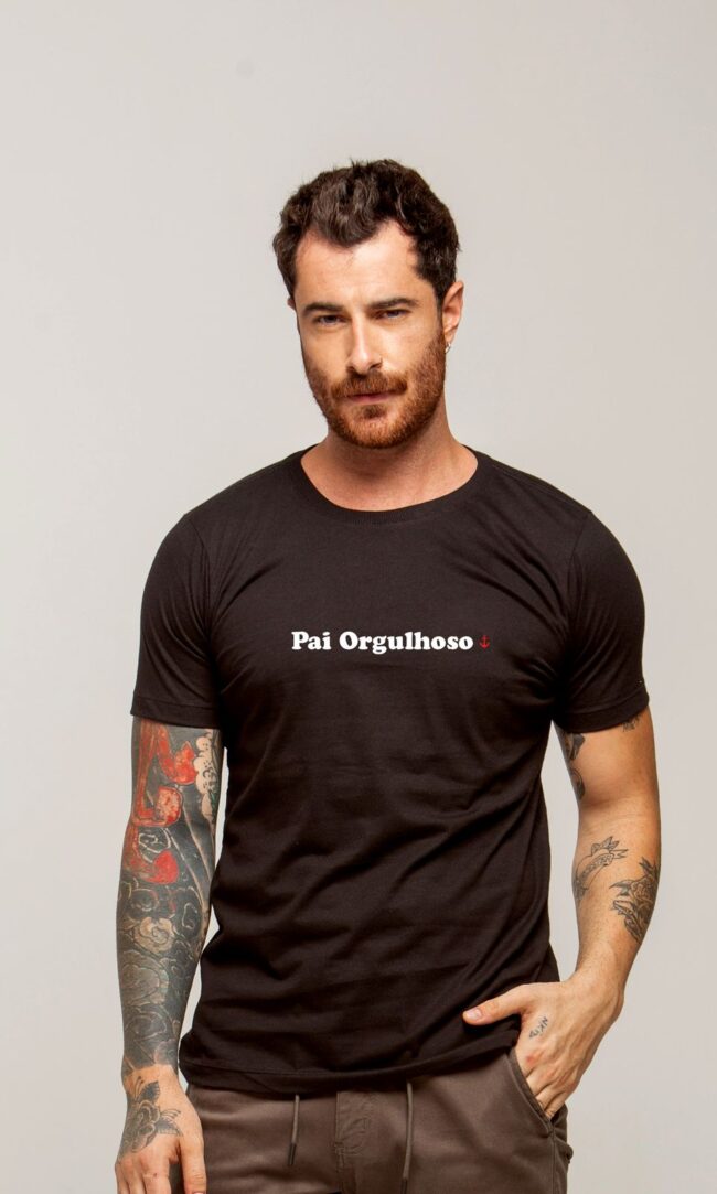 Camiseta Pai Orgulhoso Âncora