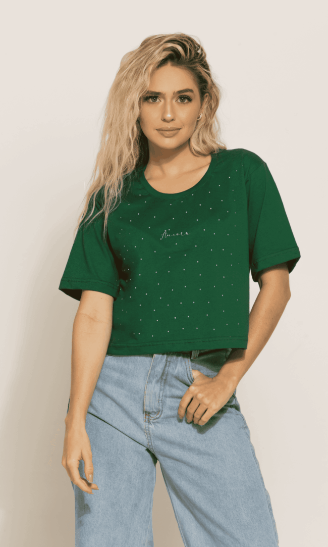 Cropped Âncora Shine