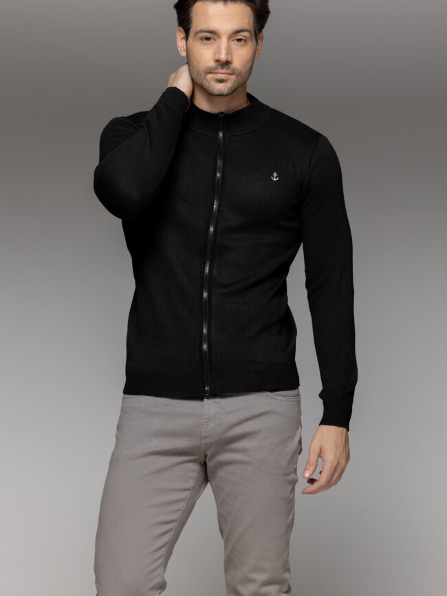 Suéter Âncora Zip Basic