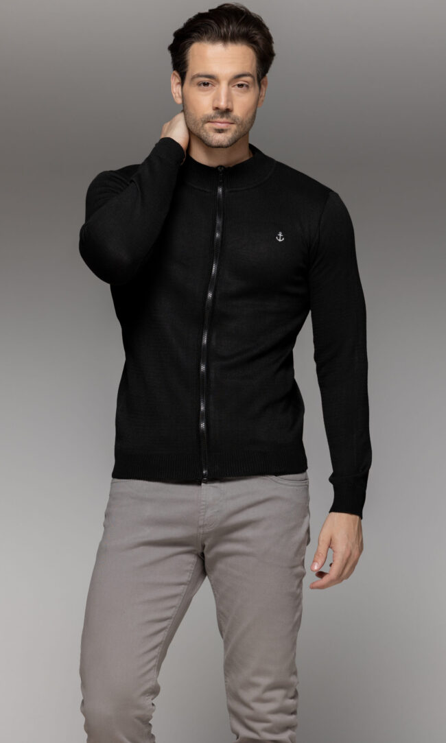 Suéter Âncora Zip Basic